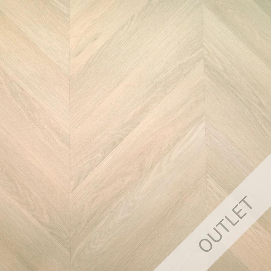 Outlet Chevron kalanruoto vinyylilattia Puuteri 45°