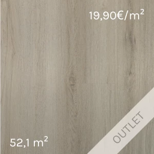 Jäännöserä Vinyylilattia GREY WOOD 52,1 m²